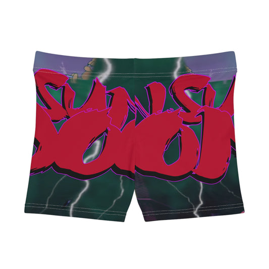 SUN SU - (DOOM BOOTY) LADIES TIGHT SHORTS