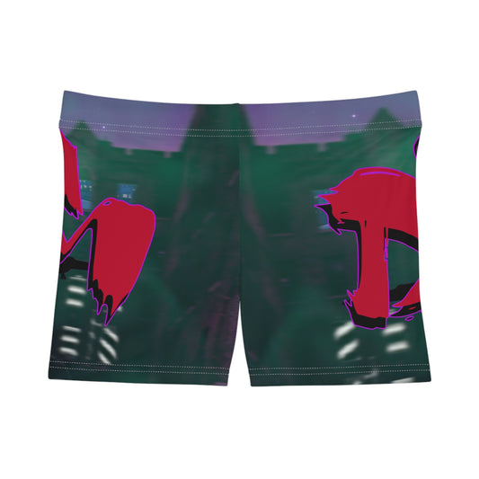 SUN SU - (DOOM BOOTY) LADIES TIGHT SHORTS